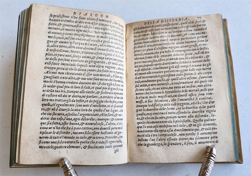 1564 DIALOGUES by SPERONE SPERONI antique VELLUM BOUND 16th CENTURY - Picture 6 of 8