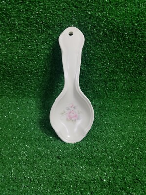Pfaltzgraff Tea Rose Collection - Spoon Rest - USA Stoneware 