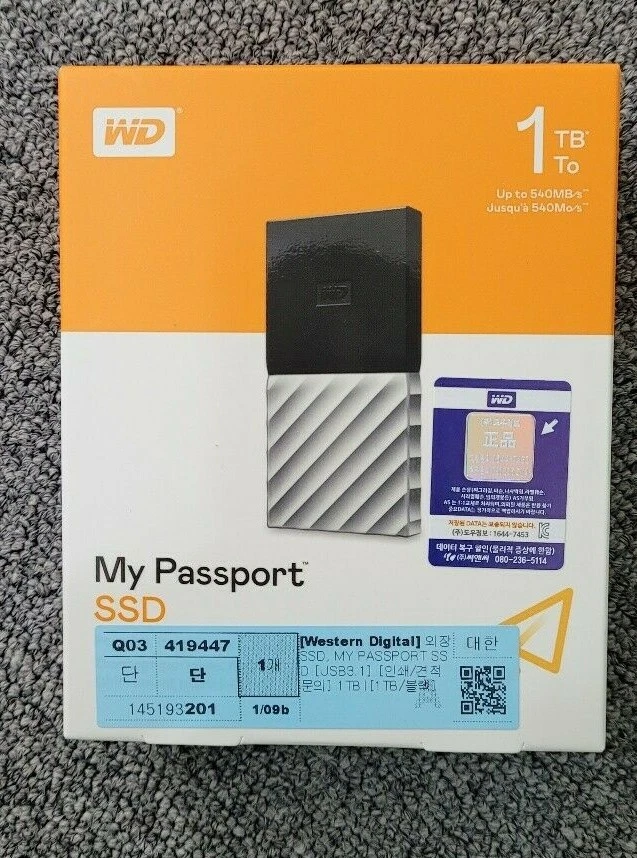 Wd my passport ssd deals 1tb