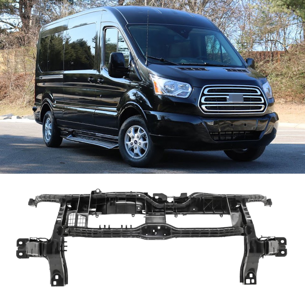 Radiator Support For 2015-2021 Ford Transit-150 250 350 HD Plastic