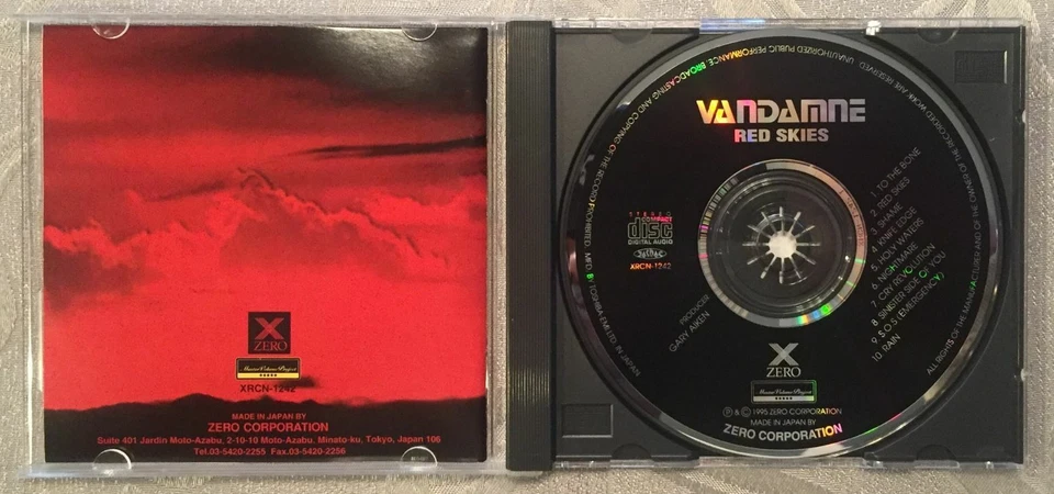 Vandamne - Red Skies CD (Original Japan First Pressing w/OBI) Dokken - Icon - Image 3 of 4