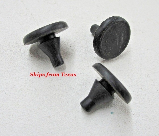 19541955 Chevy Truck Hood Side Bumpers 1/4" Hole (6) Rubber Stops