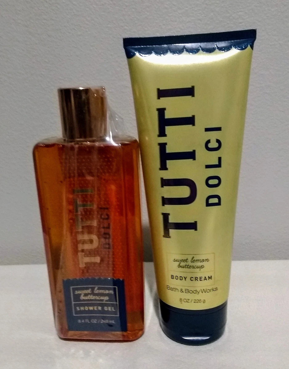 Bath Body Works Tutti Dolci Sweet Lemon Buttercup Body Cream