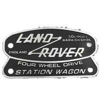 For Land Rover Defender Four Wheel Drive Station Wagon Solihull England Badge
