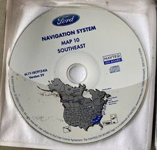 03-06 2005 FORD EXPEDITION ESCAPE NAVIGATION DISC MAP 10 SOUTHEAST NC SC GA AL