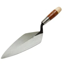 W. Rose™ 9in Narrow London Brick Trowel with Leather Handle
