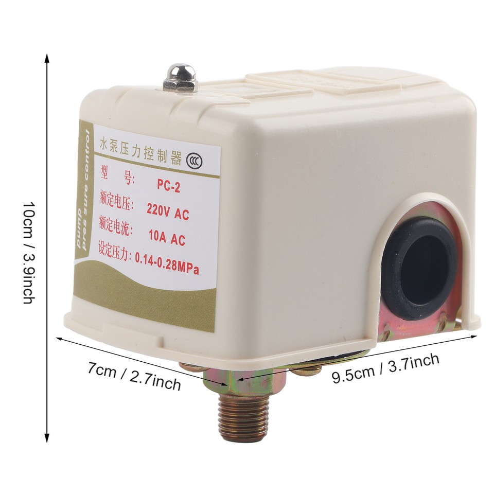 Pump Parts Pressure Switch Automatic Control 220VAC Well Water Pump