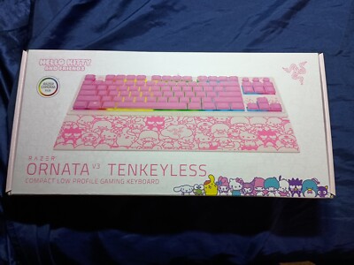 Pink Hellow Kitty Wireless Low profile Gaming Keyboard