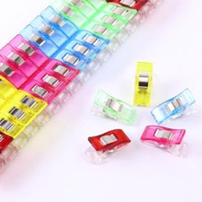 Plastic Side Holder Sewing Clips For Crafts Quilting Sewing Knitting 10 x 27 mm