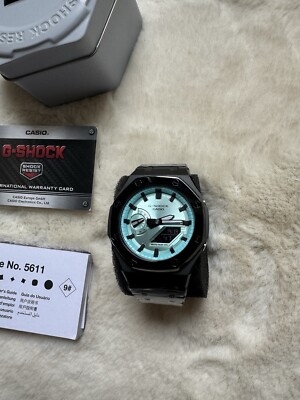 G Shock Casioak Farbe Tifany Blau Saphirglas 