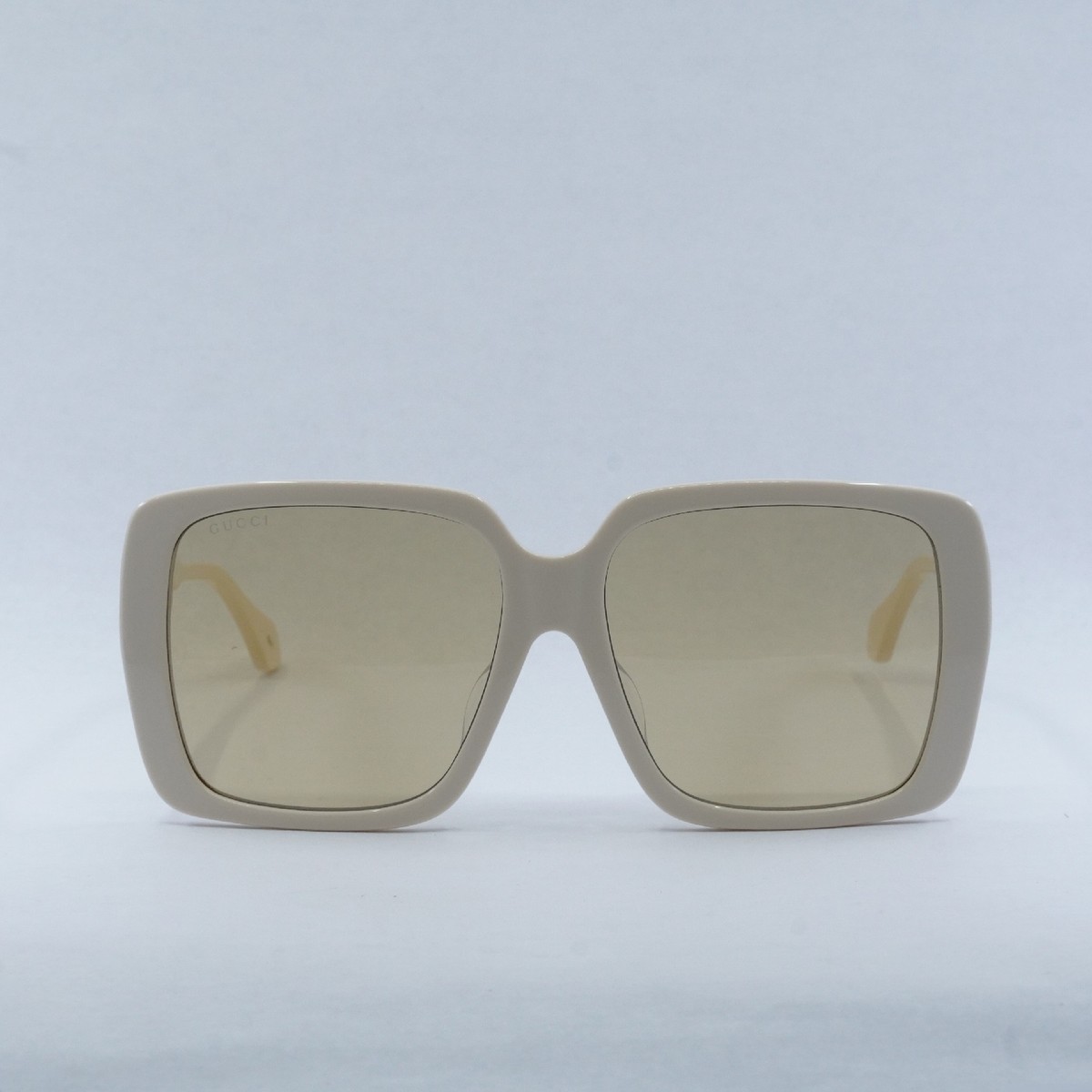GUCCI GG0567SAN 006 square sunglass ivory white frame brown/light mirror lenses Amazon.com: Gucci Square/Rectangle Sunglasses Havana Crystal  main image 2