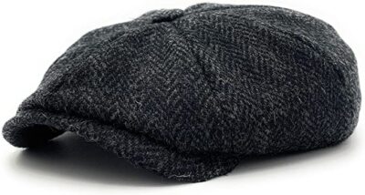Harris Tweed Zeitungsjungenmütze Made in Scotland in Farbauswahl erhältlich