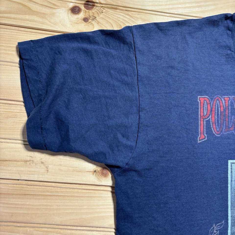 Camisa de Viaje Vintage Años 90 Polytechnique Montreal Depuis Destino Talla XL Foto 2 de 4