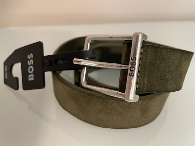 NWT HUGO BOSS Leather/Suede Belt Handmade Italy Women display picture 3