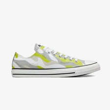 Converse Youth Chuck Taylor All Star White/Ash Stone/Lime Twist 372088F Size 3