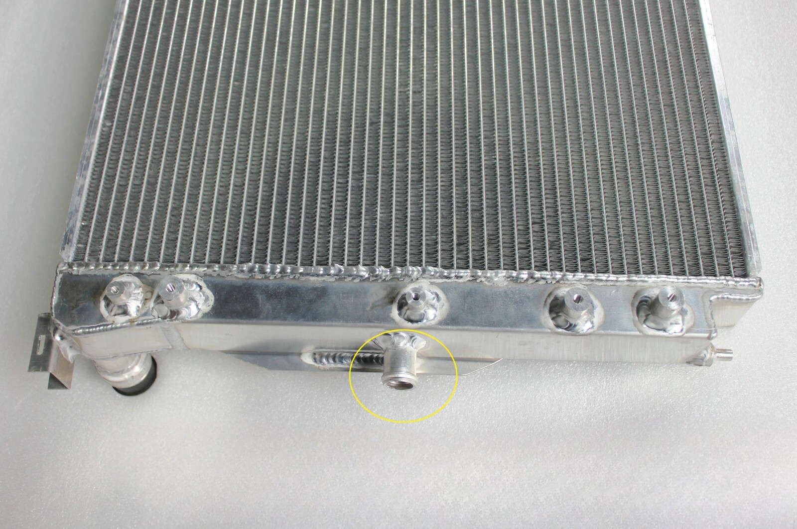 Radiatore anteriore in lega Fit 2005-2008 Audi A4 RS4 B7 8EC/8ED Quattro 4.2L radiatore foto 4