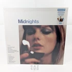 Taylor Swift Midnights Moonstone Blue Vinyl + Hand Signed Photo SEALED/UNOPENED