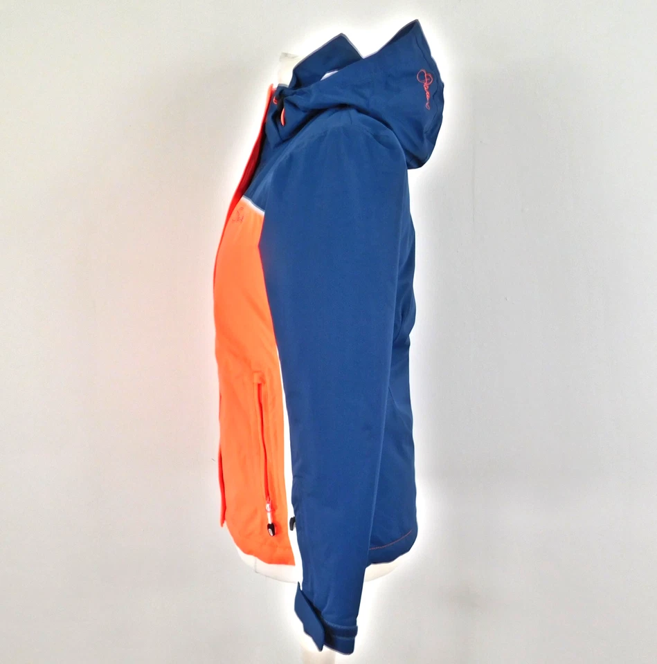 Dare 2b Red Navy White Ski Jacket Size 10 Waterproof Windproof Hooded Snow Skirt — 第 3/4 张图片