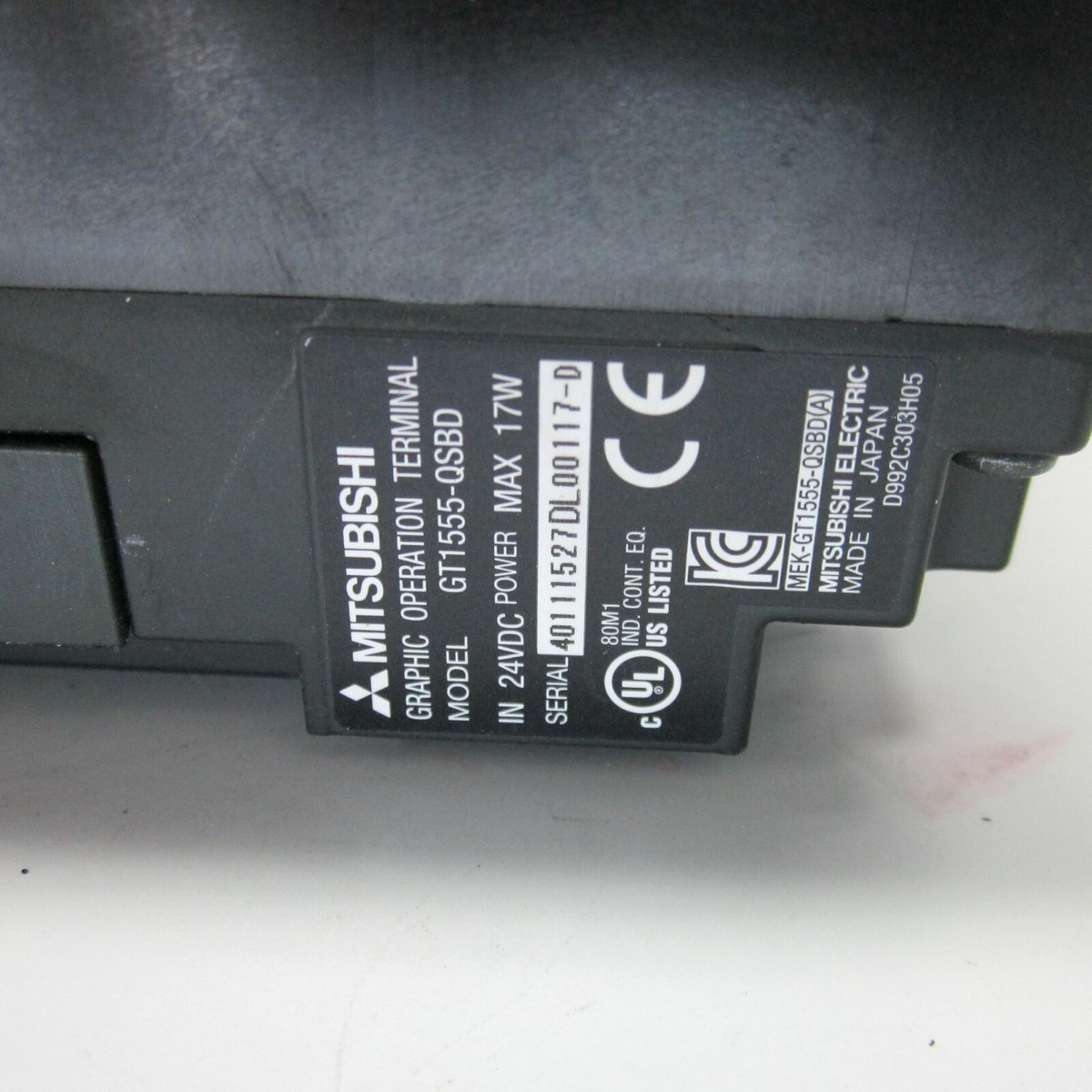 GT1555-QSBD Mitsubishi GOT 1000 Graphic Operation Terminal | eBay