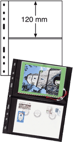 Foglio OPTIMA neri a 4 anelli - Leuchtturm - Imagen 2 de 12