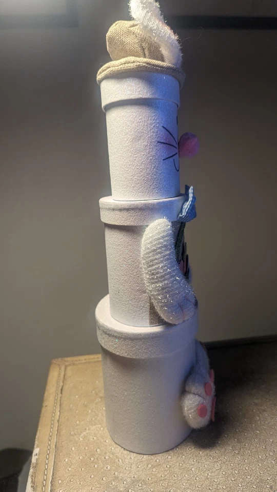 Festive Easter Bunny Rabbit Nesting Stacking Box Decor for Easter - Image 3 of 4
