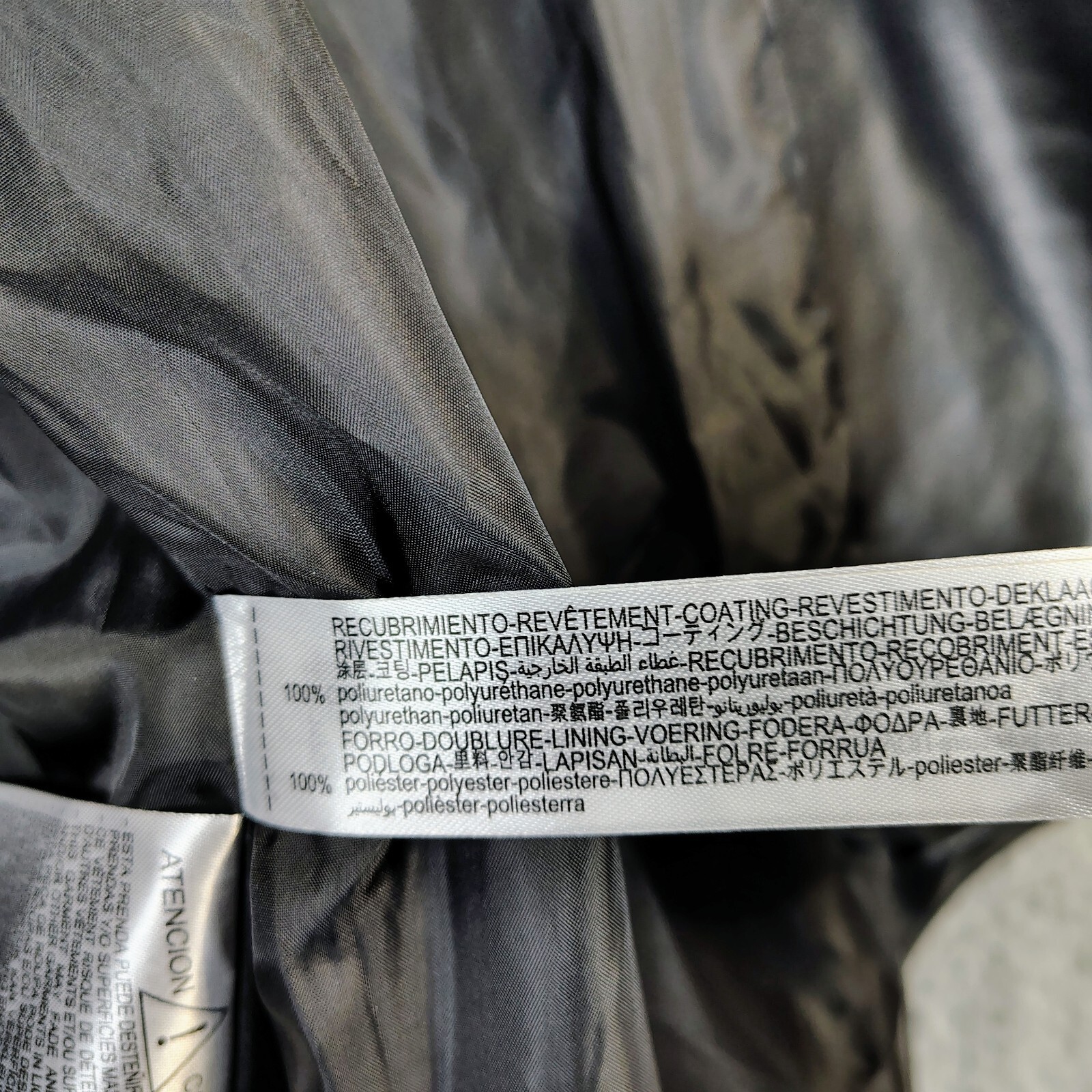 Zara Moto Jacket Womens  Medium Black Faux Leather Belted Biker Oversized thumbnail 12