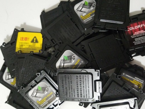 100 PCS Intel Socket LGA 1155/1150/1151 CPU Motherboard Cover Mobo Socket Cover - 第 1/2 張圖片