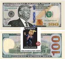   Pack of 100 Trump 100 Dollar Bills Novelty ...