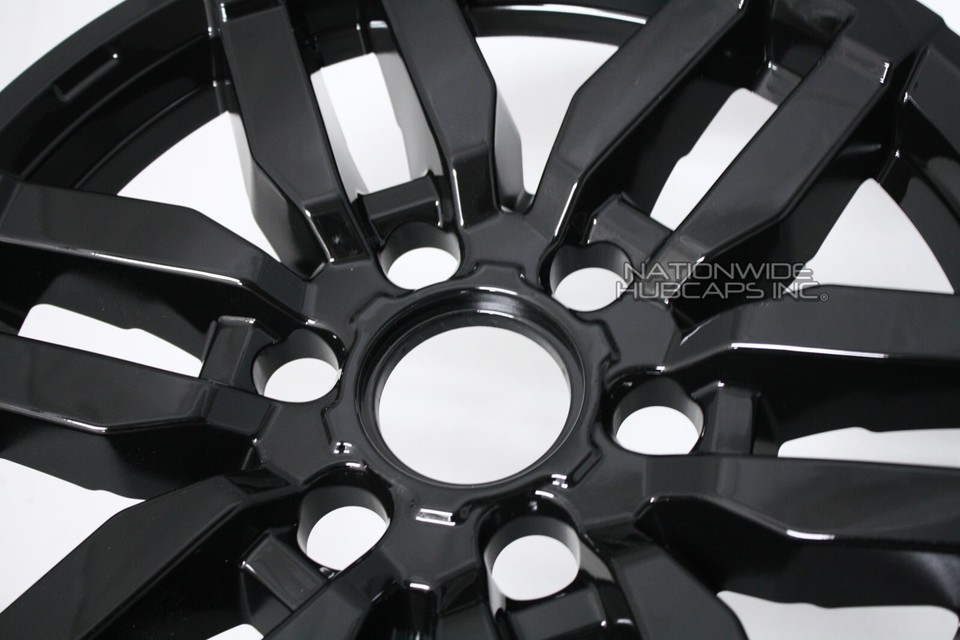 4 Chevrolet Colorado LT 2023-2026 Black 17" Wheel Skins Hub Caps Rim