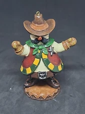  Cowboy Snowman Bobble Head Ornament By Garden Ridge - Bx27