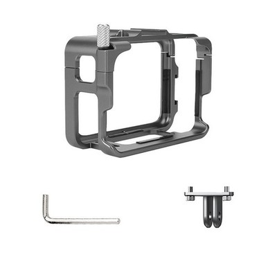For Insta360 ACE/ACE Pro Camera Cage Alloy Protective Case Frame Cold Shoe Mount