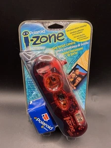 Vintage Polaroid I-Zone Instant Pocket Camera Rouge Flash scellé Mini Photos