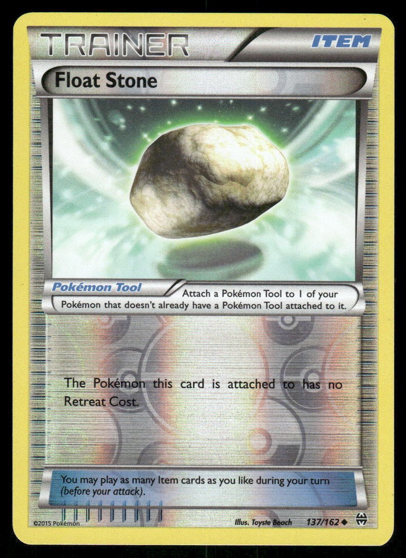 Pokemon Cards Float Stone 137/162 Reverse Holo BREAKthrough XY LP