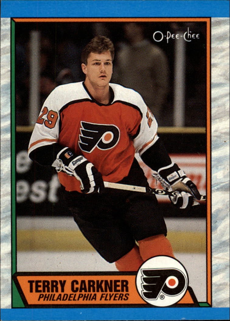 1989-90 O-Pee-Chee #3 Terry Carkner RC - HKY