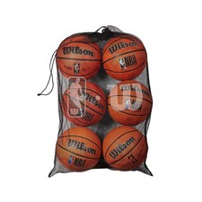 Image of Wilson NBA 6 Ball Mesh Bag - Black