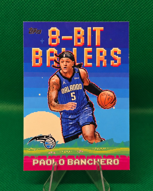 2025-26 Topps - 8-Bit Ballers Paolo Banchero #8B-9 Orlando Magic Free Shipping