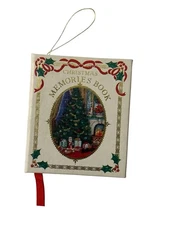 Vintage 1989 Kurt Adler Miniature Christmas Memories Book Ornament