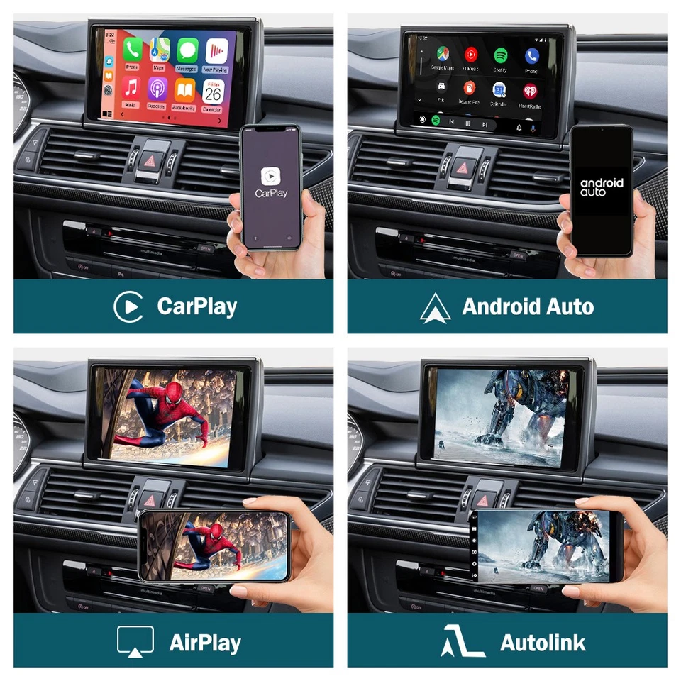 Wireless CarPlay Android Auto Decoder Mirror Link Für Audi A6 A7 2012-2018 - Bild 3 von 4