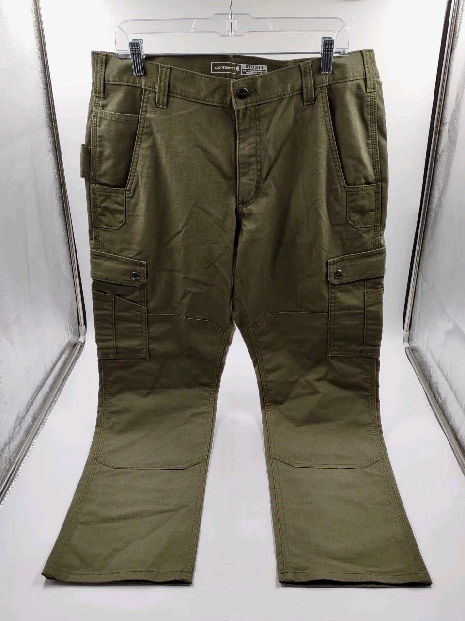 Carhartt Men's Cargo Work Pants BN5461-M Relaxed Fit Ripstop - Sz 34x30 (M3-B9)