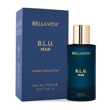 Bellavita Luxury B.L.U Men Eau De Parfum Liquid Perfume Long Lasting 100Ml Gift