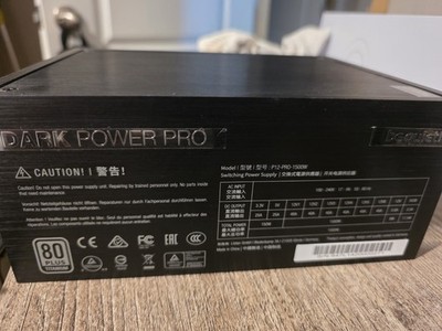 be quiet! Dark Power Pro 13 1500W Modular ATX Power Supply, Black, 1 Fan