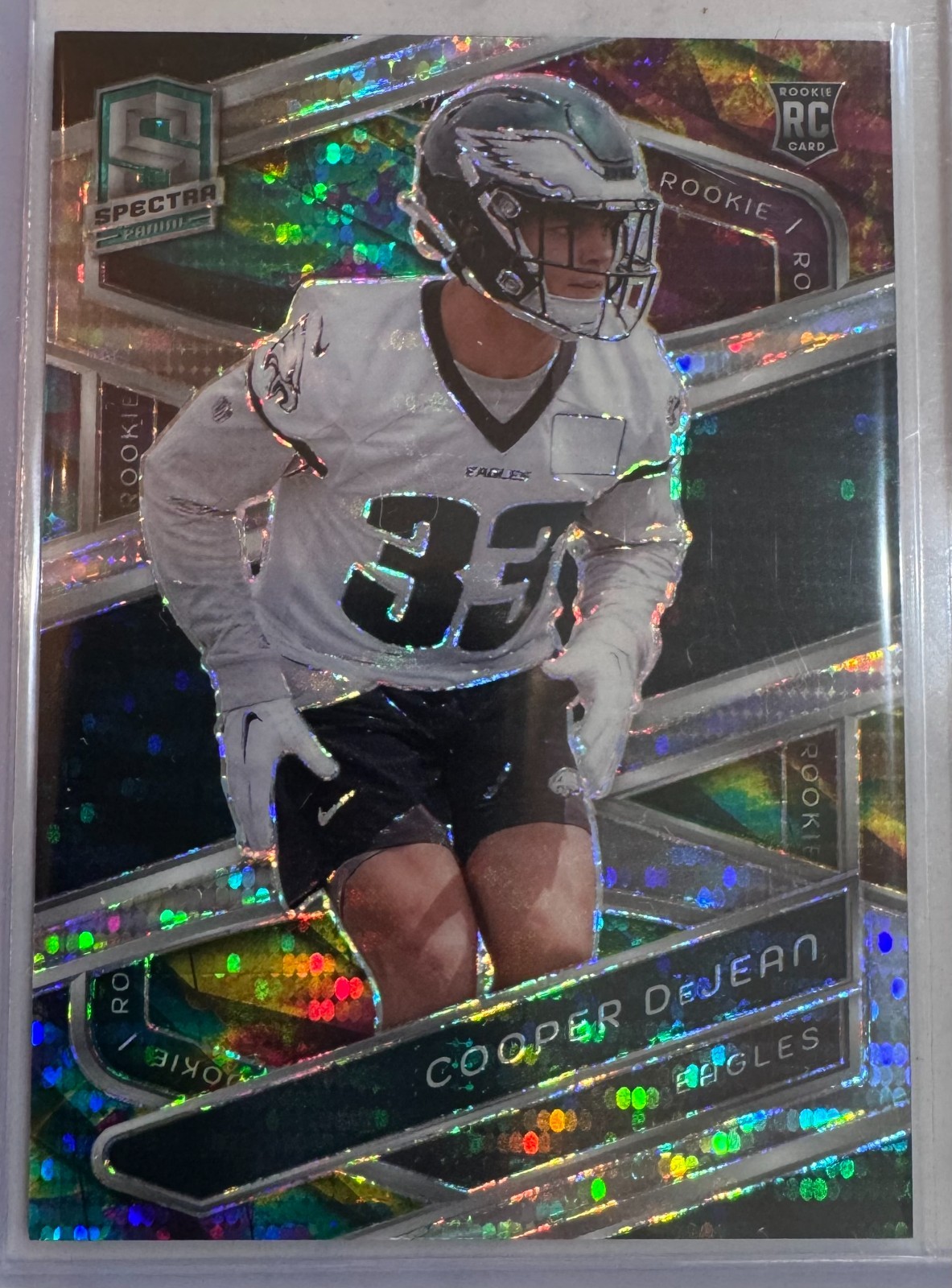 2024 Panini Spectra - Rookies Cooper DeJean #168 Celestial Prizm /99 (RC)