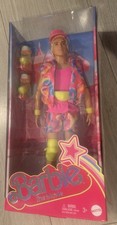 2023 Barbie The Movie Ken Doll 12" HRF28 Neon Roller Blades Skating Outfit New