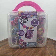 My Little Pony Necklace Activity Set 5 Charms 150 Beads 5 Necklaces Brand New