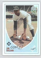 2002 Topps Super Teams Retrofractor 46/1955 Jim Gilliam #17 3kf