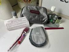 United Airlines Logo Toiletry Bag | Vintage UA Connoisseur Class Amenity Kit