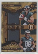 2024 Gold Standard Newly Minted Memorabilia Duals Will Shipley Johnny Wilson 1u6