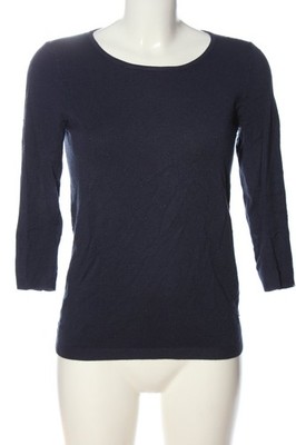 MANGO BASICS Feinstrickpullover Damen Pullover Gr. DE 36 blau Casual-Look