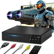 Compact HDMI Player for TV, Region-Free, NTSC/PAL, HD 1080P, Remote Control