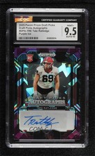 2025 Prizm Draft Picks Purple Ice 10/199 Tate Ratledge CGC 9.5 Mint+ Auto 1fl4